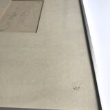 Pencil study signed by Peter Stevenson , Pigeons in NY, 1987