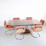 Set of 6 armchairs by Guido Faleschini, 1970s, Mariani Italia, publisher