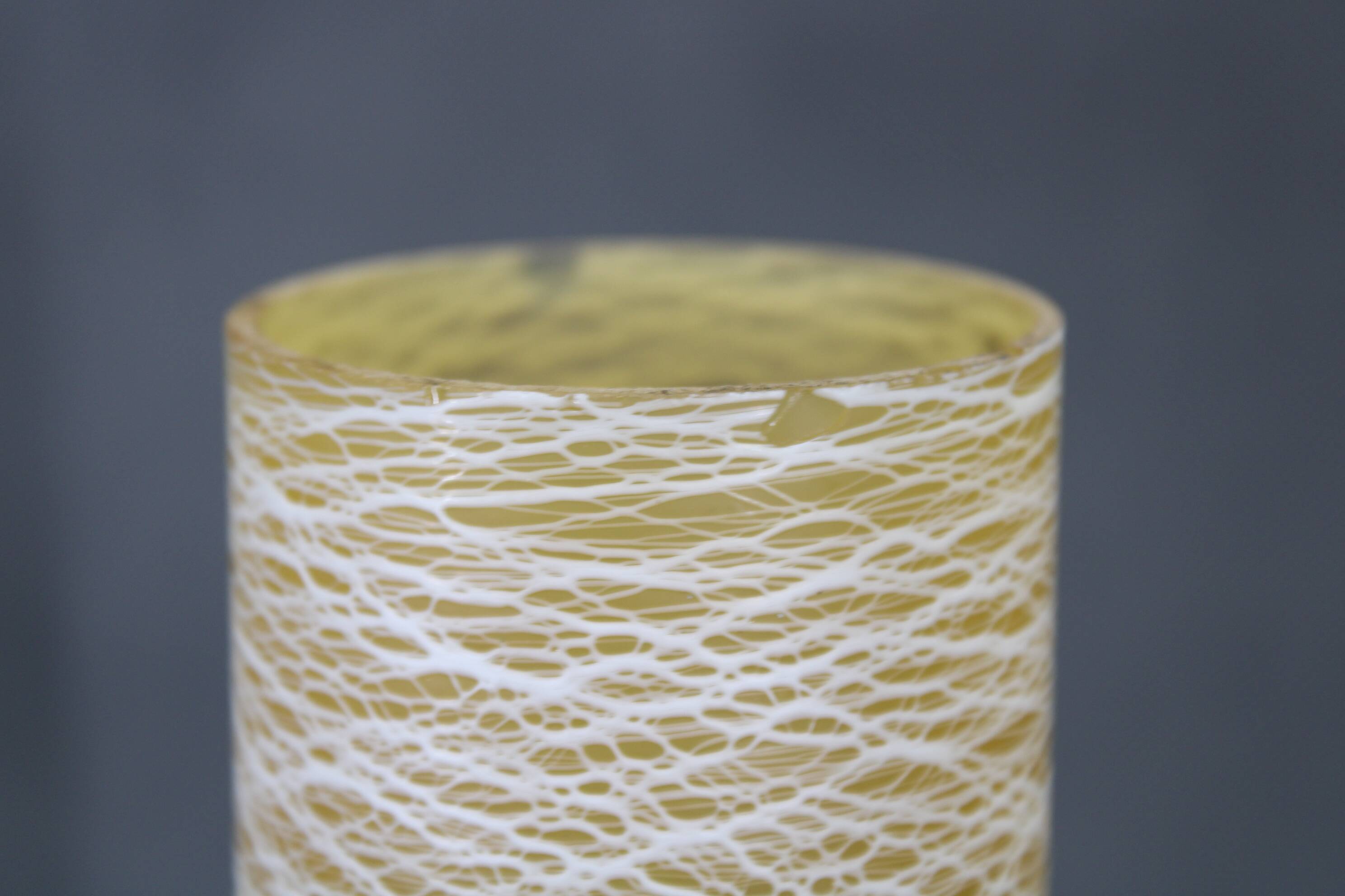 1960s Table Glass Lamp by Pokrok Zilina, Czechoslovakia