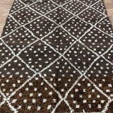 Traditional Berber rug dyed with walnut 240 x 150 cm