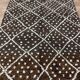 Traditional Berber rug dyed with walnut 240 x 150 cm