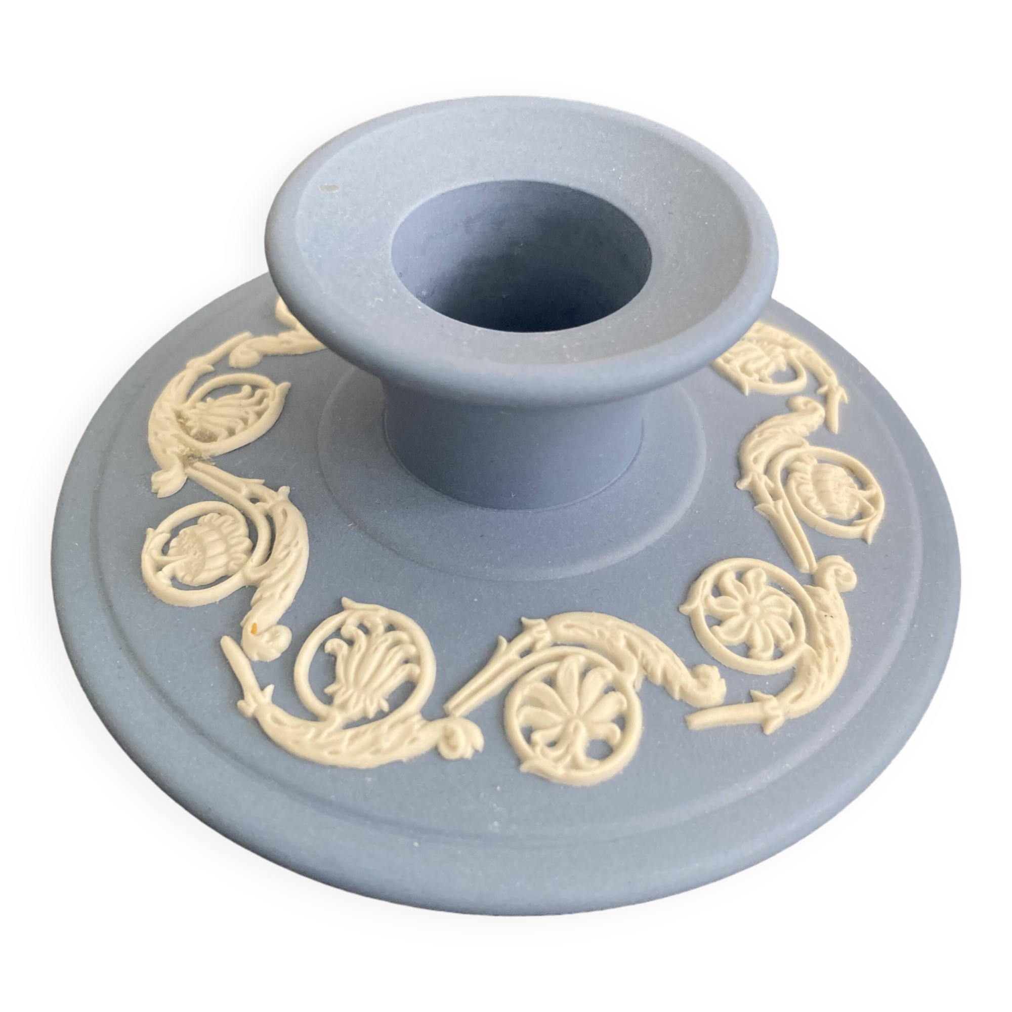 Jasperware porcelain candle holder by Wedgwood
