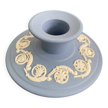 Bougeoir en porcelaine Jasperware signé Wedgwood