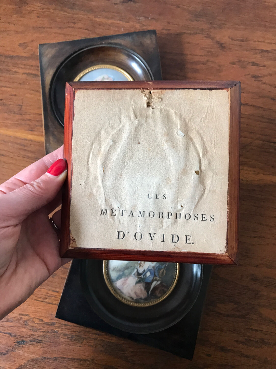 Miniature gallant scene