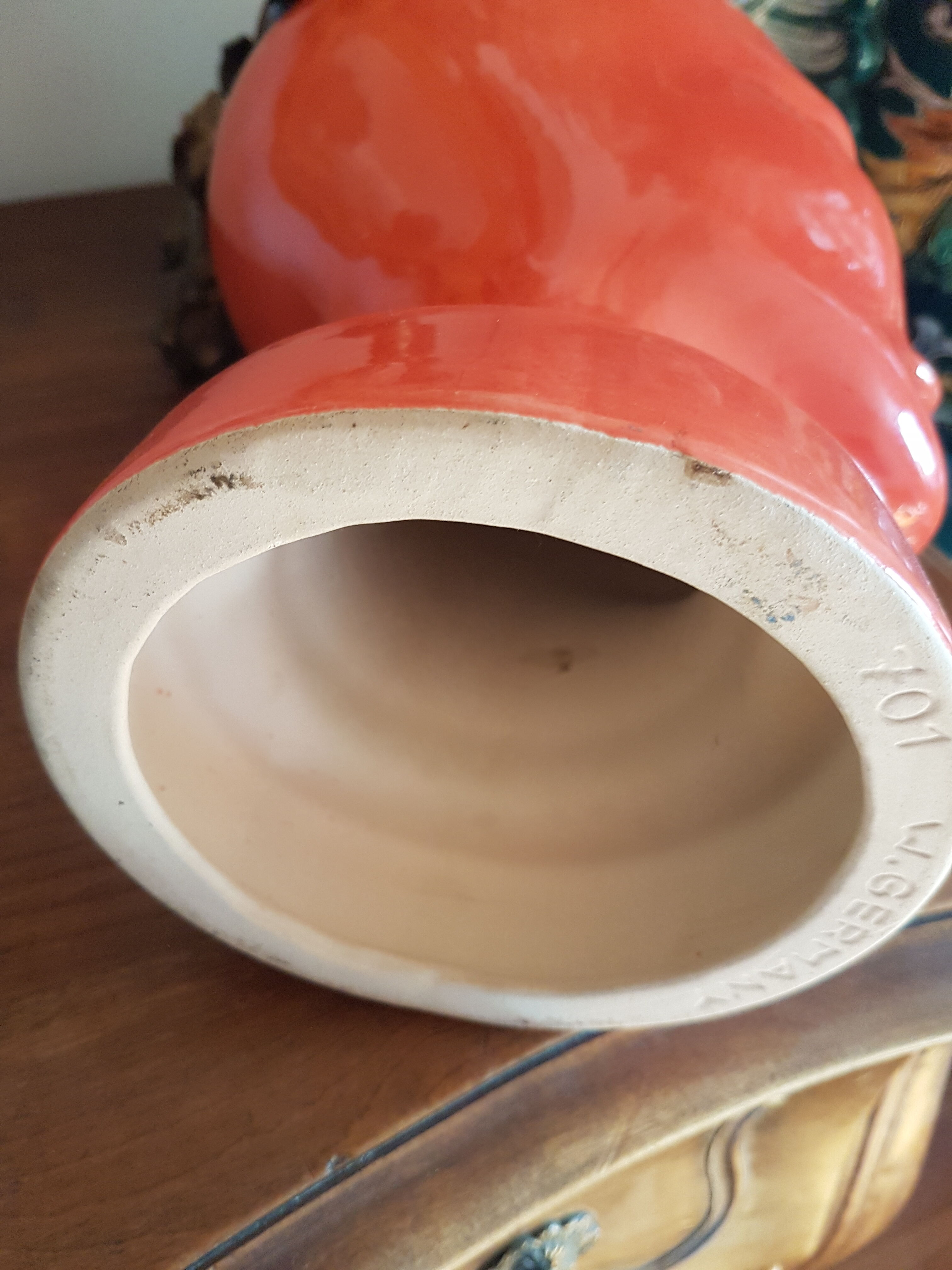 Ceramic head W Germany Scheurich