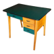 Old Formica children's desk, compass feet, vintage