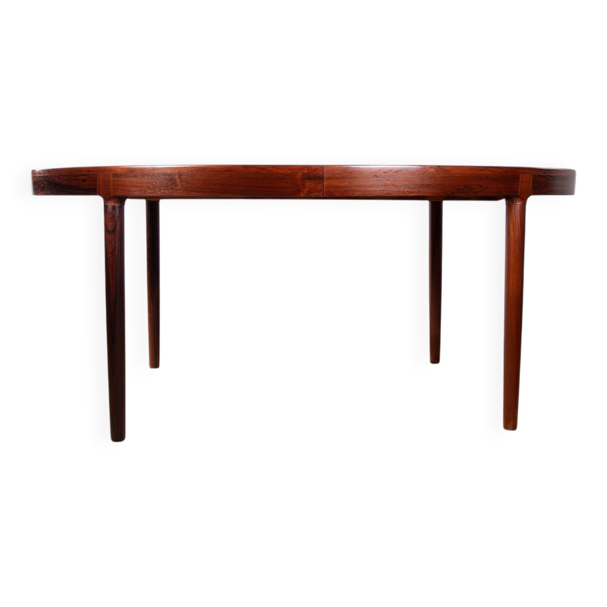 Table de repas, ovale, extensible, Danoise en Palissandre, Harry Østergaard