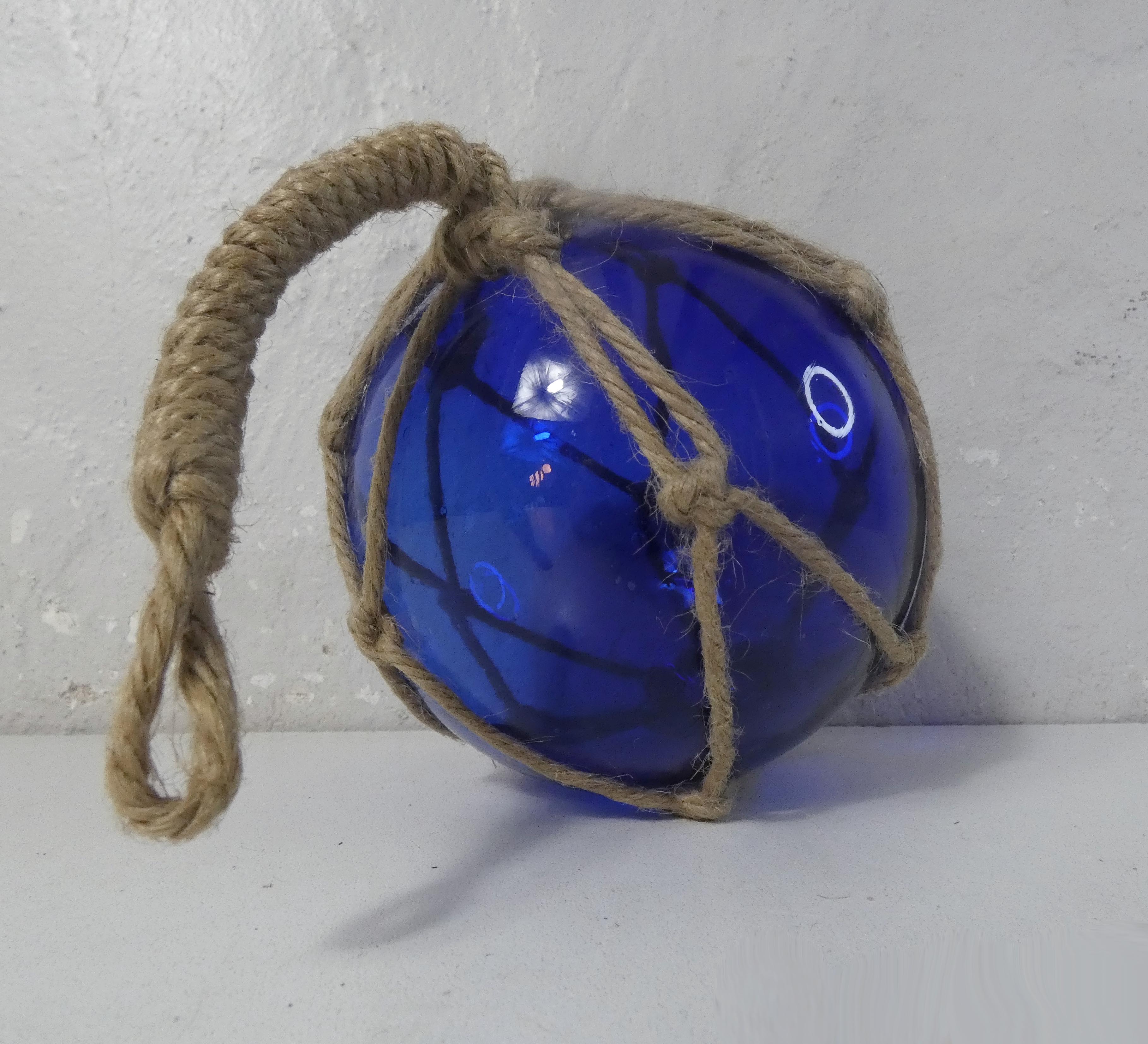 Blue Glass Ball Float for Water Garden