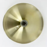 Applique Space Age par Honsel Leuchten en aluminium doré, Flush Light