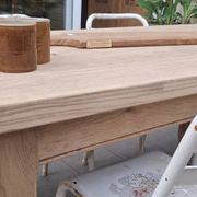 Renovated farmhouse table with extensions