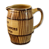 Pitcher of advertising bistro