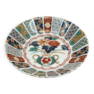 Assiette à motifs colorés (B)