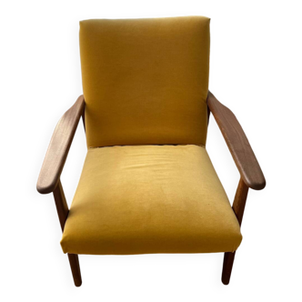Vintage teak armchair