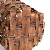 Brutalist basket in bark