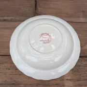 English plate and salad bowl duo