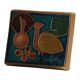 Mid-20th century, Danish relief decorative ceramics, Søholm, 1960s.