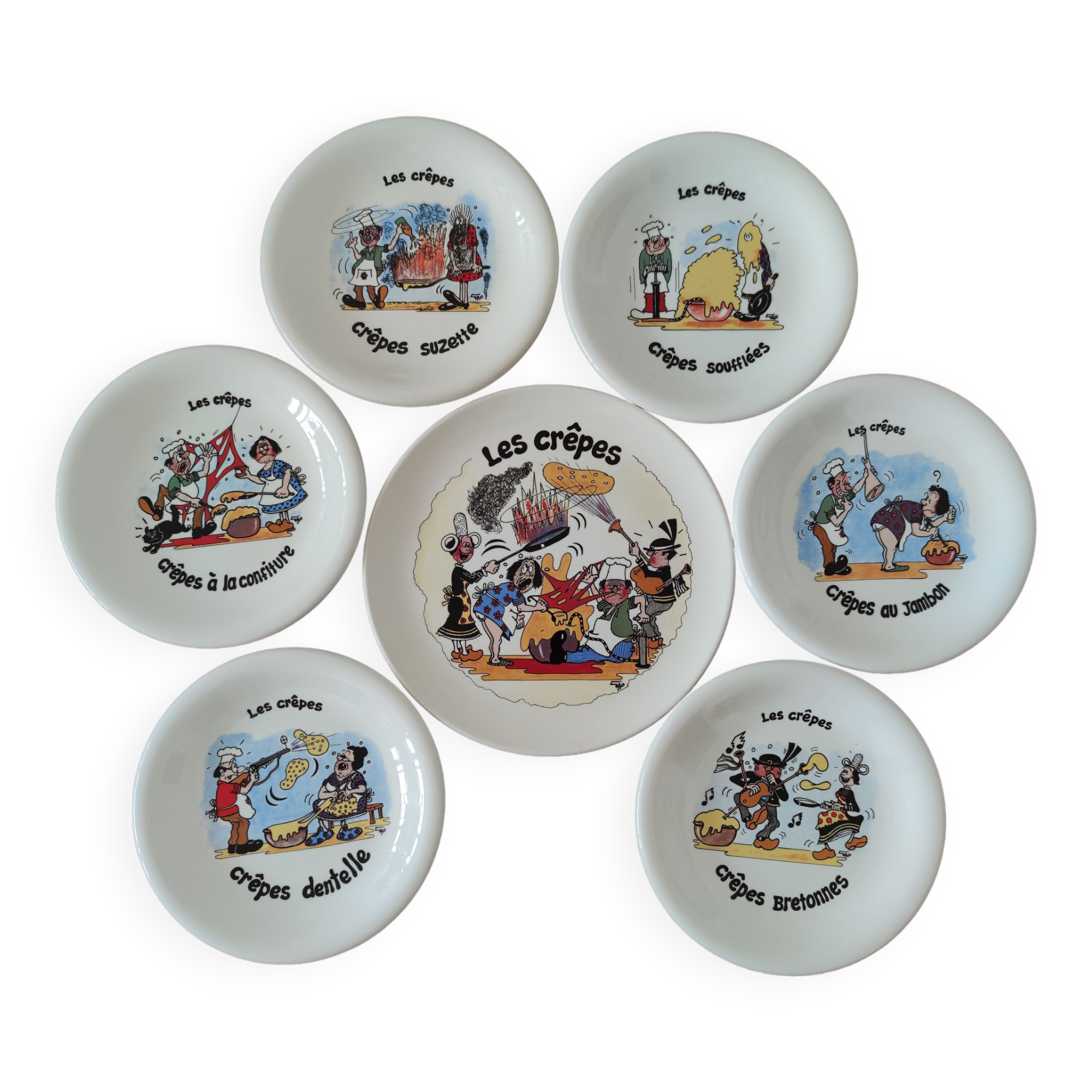 Dish Pancake plates décor Humorous