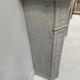 Louis XV style fireplace Model Pompadour White Carrara marble 20th century