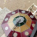 Art style stained glass suspension, diameter 58cm