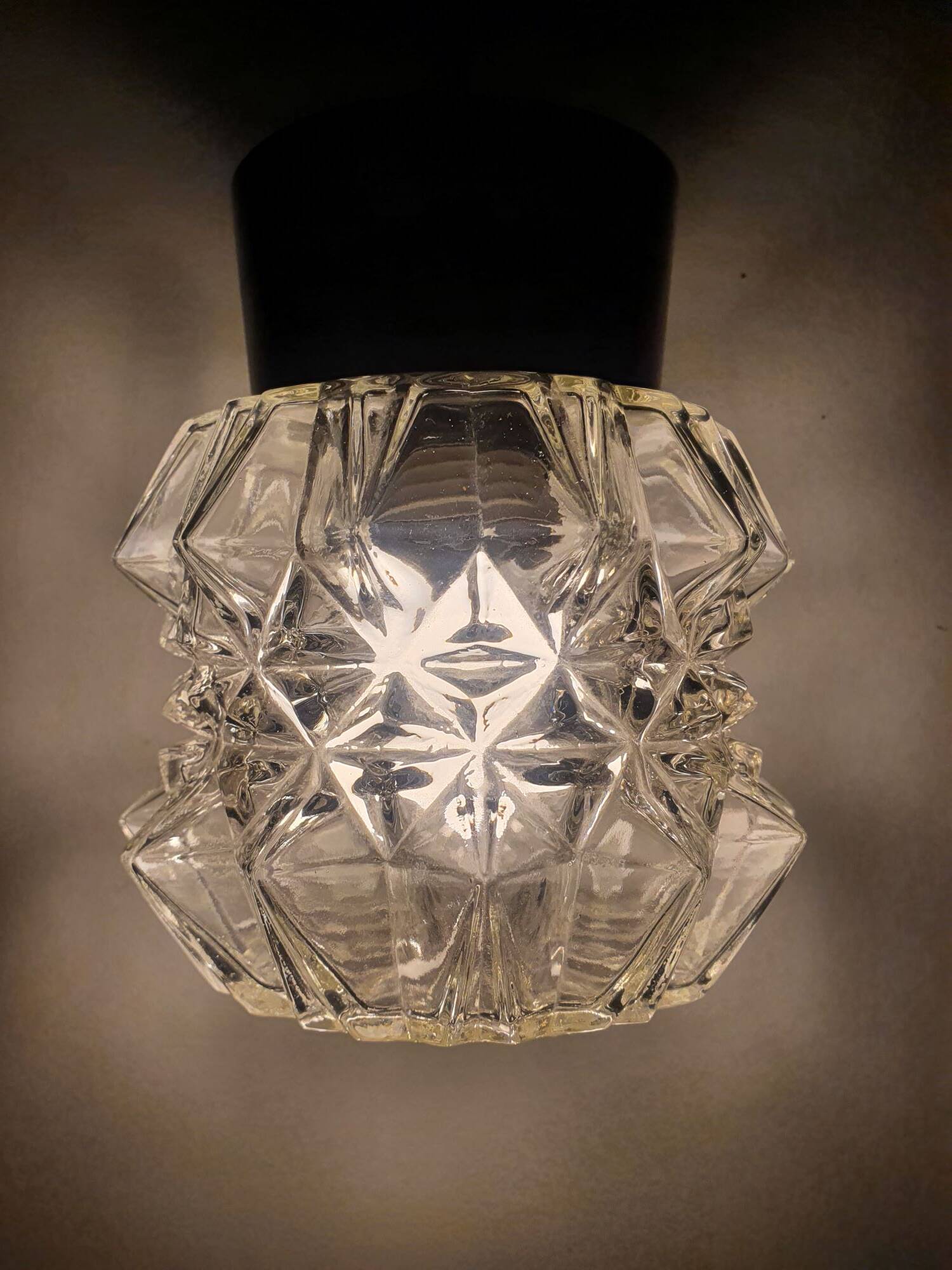 RZB ceiling light Germany 70s