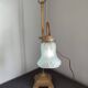 Large antique lamp collar sign art nouveau