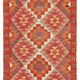 Turkish Handwoven Vintage Herki Kilim 98 cm x 322 cm