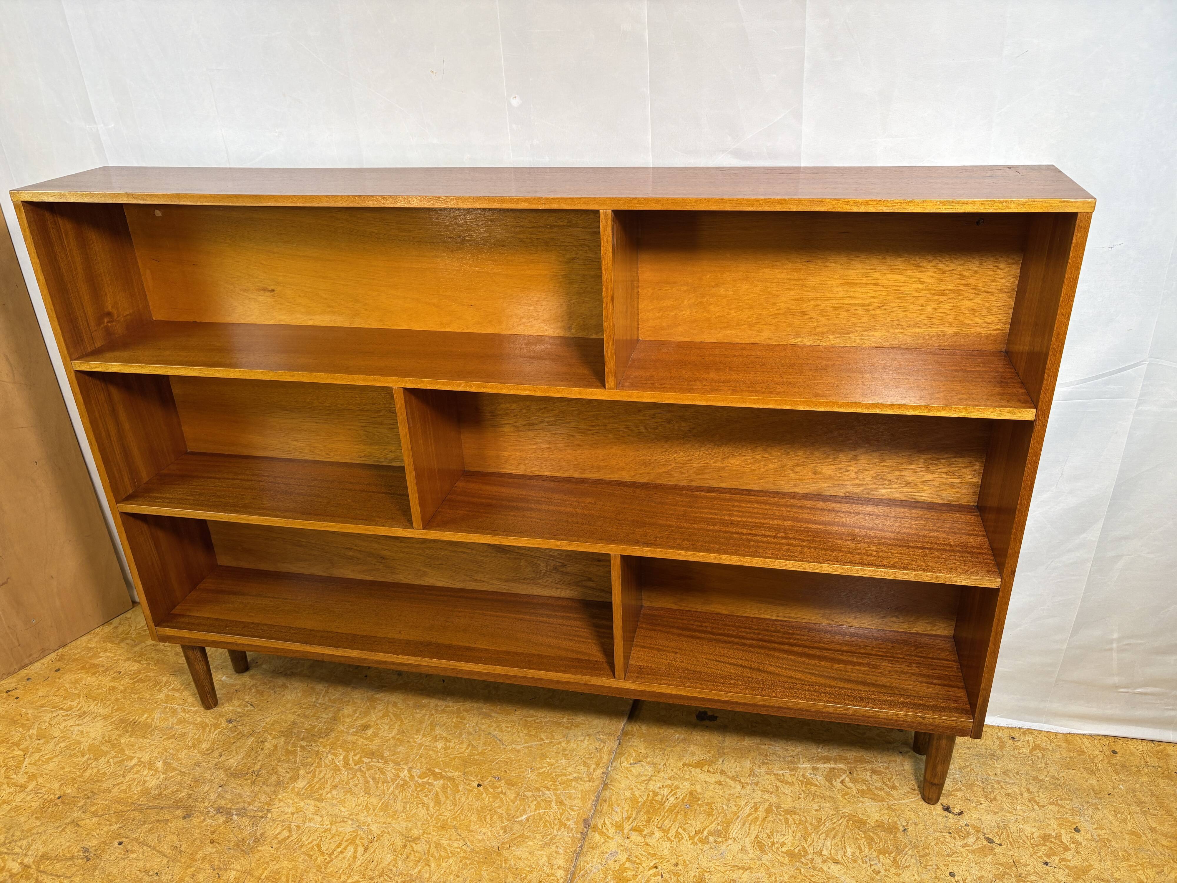Mid Century Retro Teak Bookcase Circa 1960 Danish Design Scandinavian Influ