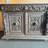 Carved wooden sideboard