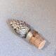Vintage Sterling Silver Pinecone Wine Bottle Stopper Luxury Barware Accent Home