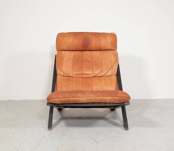Fauteuil lounge De sede DS 80 par Ueli Berger, 1970