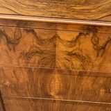 Commode Louis-Philippe en Ronce de Noyer – Fin XIXe
