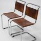 Paire de fauteuils cuir Matteo Grassi