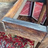 Old solid wood farmhouse table