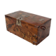 Coffre vintage bois et métal