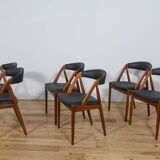 Model 31 Dining Chairs by Kai Kristiansen for Schou Andersen, Denmark, 1960s, Set of 6