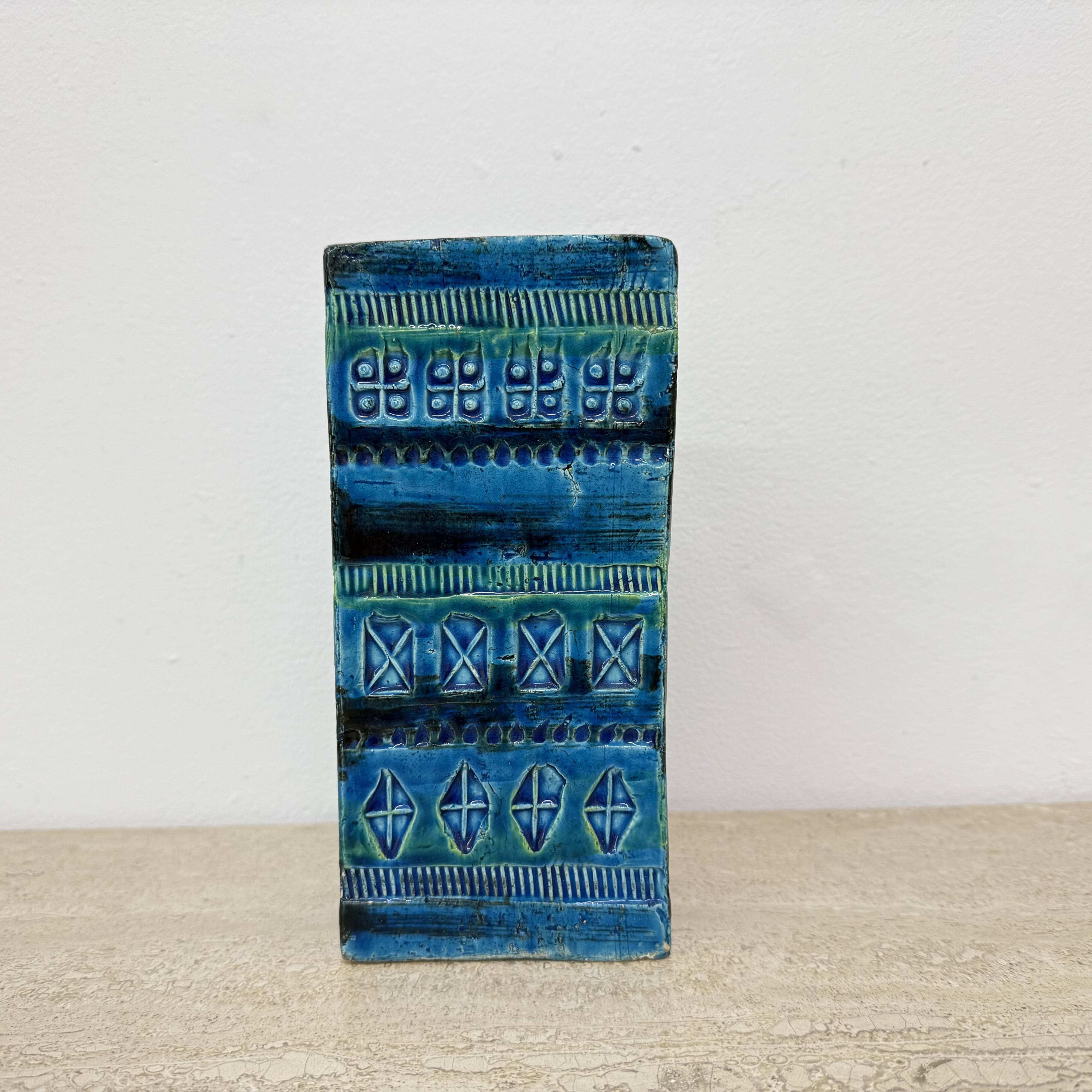 Vintage Bitossi Italian ceramic vase , 1970s