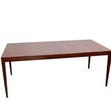 Salle à manger extensible des années 1960 en palissandre, restaurée