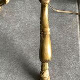 Bronze tripod floor lamp with doe hooves, 1950