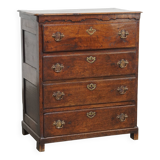 Antique English 18th Century Chest of Drawers with 5 Drawers