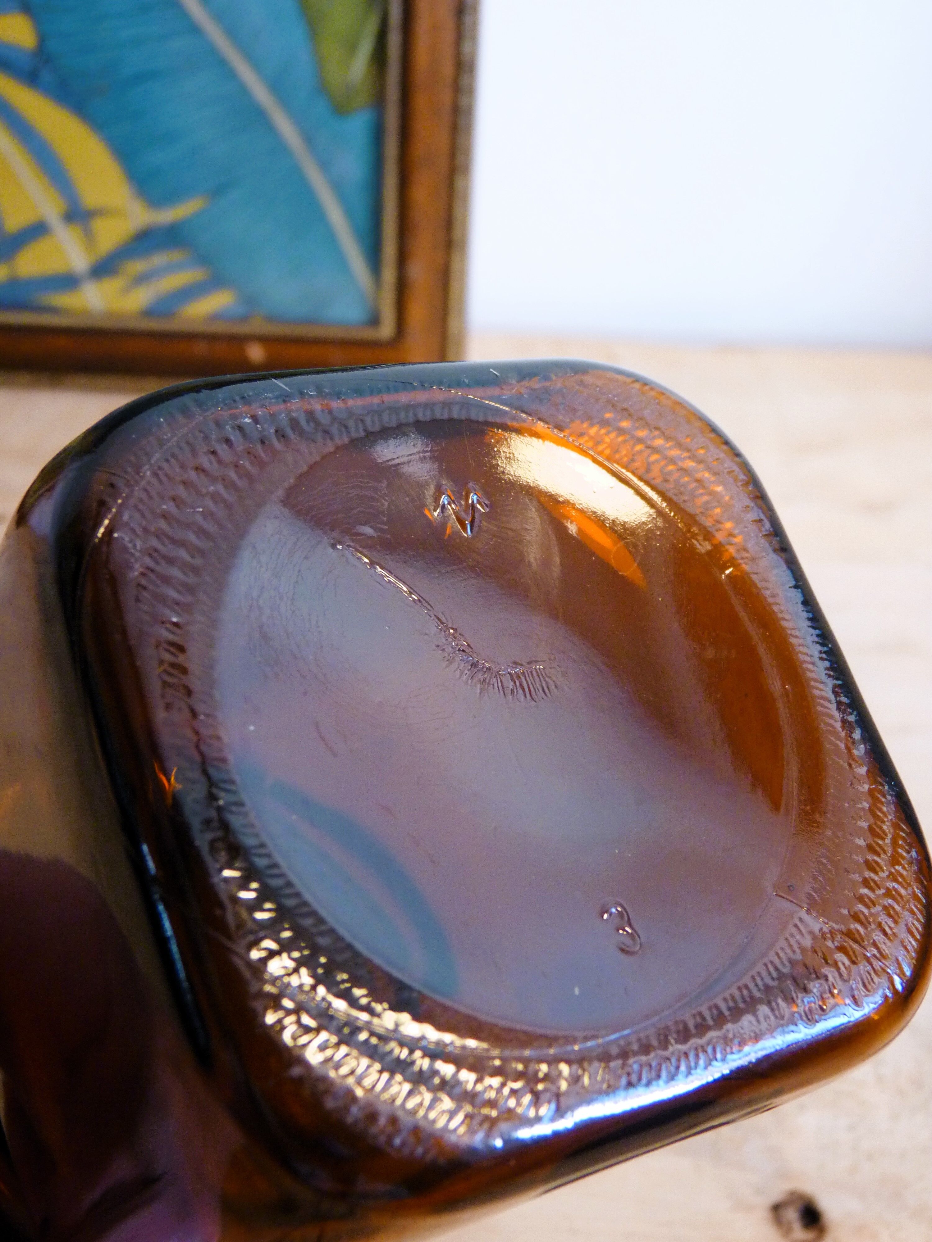 Ariel laundry apothecary style jar - amber glass