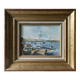 Oil painting on canvas signed Christian Delobel, Gulf of Morbihan