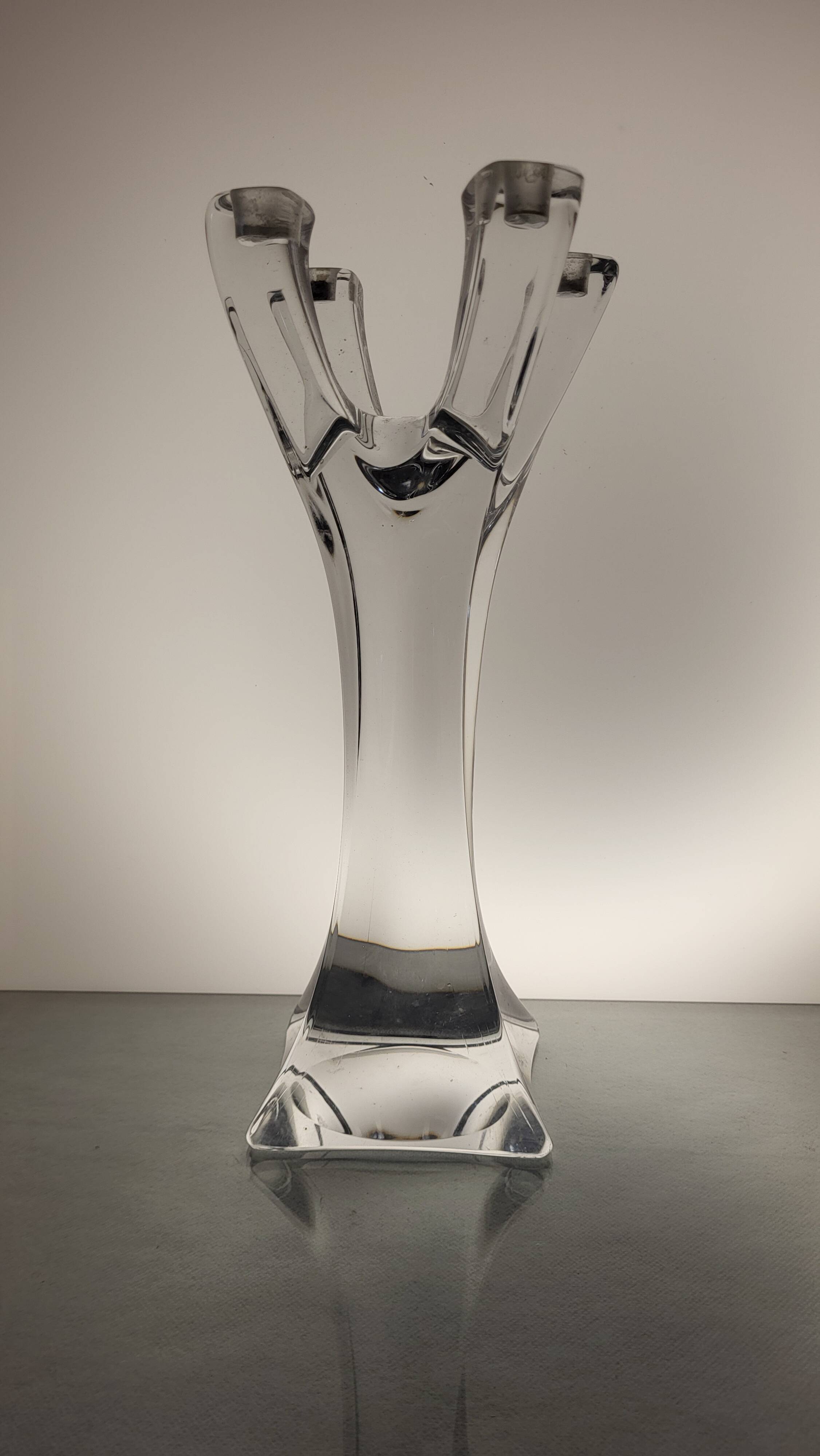 Crystal candle holder