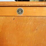 Storage cabinet for school map