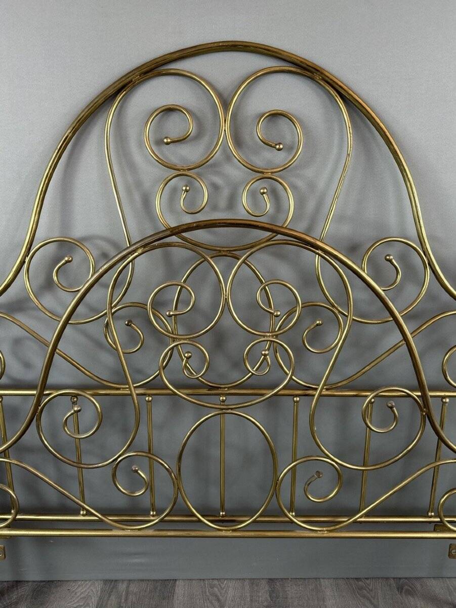 Brass bed, 20th century