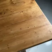 Grande table de monastère en bois style campagnard 298 cm