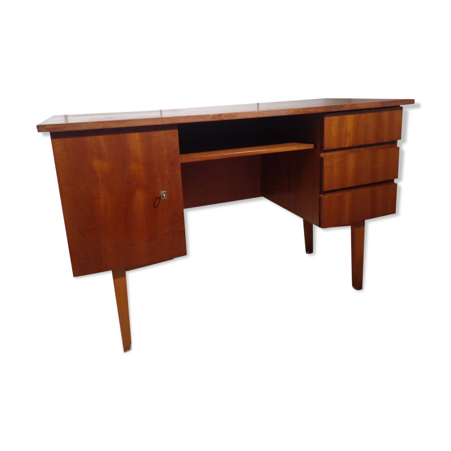 Vintage office of the 60s golden oak