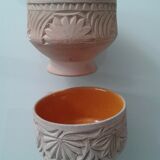 Tasses en terre cuite