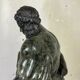 After the Farnese Hercules, a serpentine marble sculpture, a souvenir of the Grand Tour