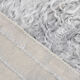 Wool gray turkish runner rug 262x96cm