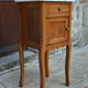 Pair of beds and Art Nouveau bedside in oak, France, circa 1910